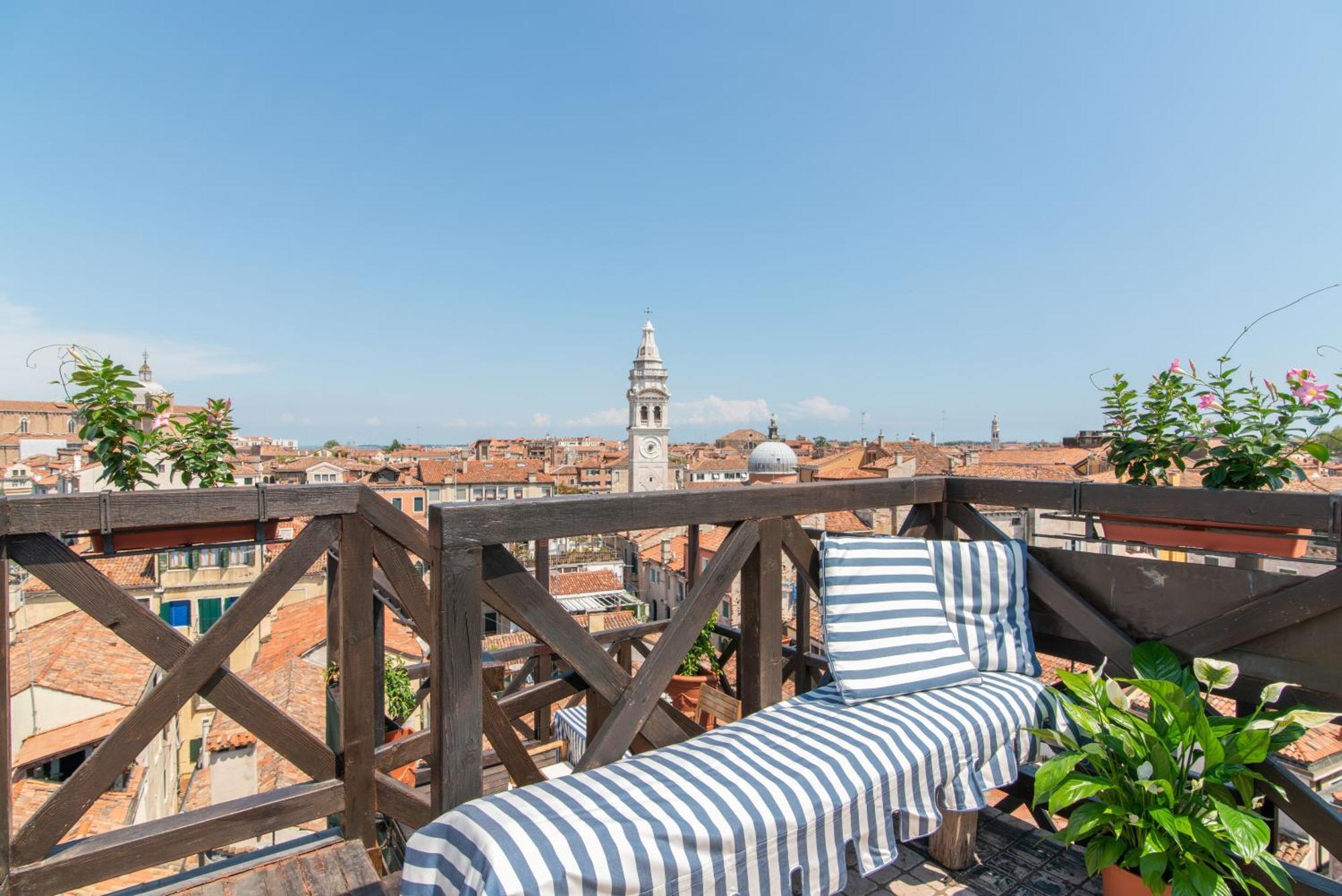 Penthouse With Rooftop Terrace And 360 Views Of Venice - Venice5Th Bagian luar foto